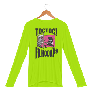 Nome do produto Camisa manga longa - Toc! Toc! - versão 2