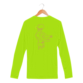Nome do produto Camisa Manga Longa Unissex - Sport Dry UV - Academia - Estampa nas costas - Versão 6