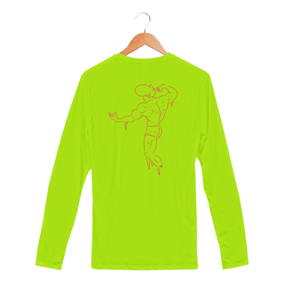 Nome do produto Camisa Manga Longa Unissex - Sport Dry UV - Academia - Estampa nas costas - Versão 7