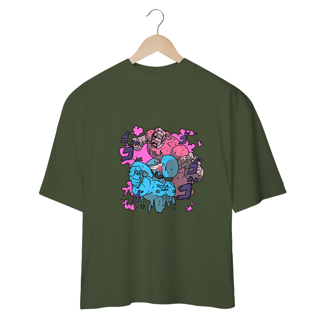 Nome do produto Camiseta Oversized Unissex - Eu e vc