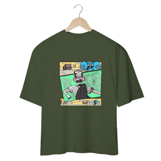 Nome do produto Camiseta Oversized Unissex - Ouvindo Aleluia