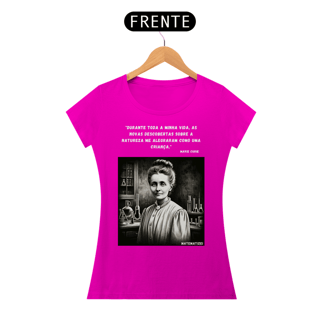 Nome do produto BABY LOOK MARIE CURIE