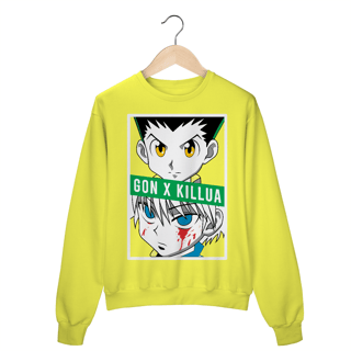 Nome do produto Moletom Fechado HxH Gon x Killua