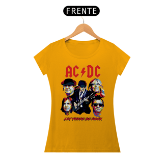 Nome do produto T-shirt Feminino AC/DC Let There Be Rock