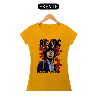Nome do produto T-shirt Feminino AC/DC Angus Young
