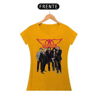 Nome do produto T-shirt Feminino Aerosmith Band