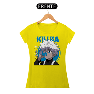 Nome do produto T-shirt Feminino HXH Killua Zoldick