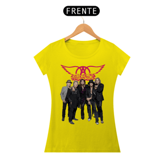 Nome do produto T-shirt Feminino Aerosmith Band