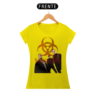Nome do produto T-shirt Feminino BIOHAZARD band