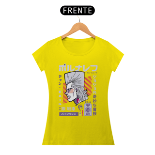 Nome do produto T-shirt Feminino JoJo's Jean Pierre Polnareff