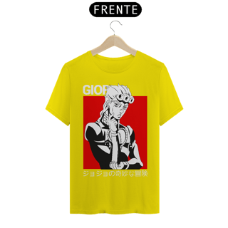Nome do produto T-shirt Premium JoJo's Bizarre Adventure Giorno Giovanna