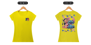 Nome do produto T-shirt Feminina Lilo e Stitch