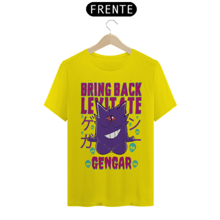 Nome do produto T-shirt Premium Unissex Pokémon Gengar Levitate