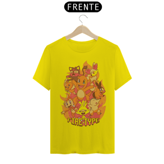 Nome do produto T-shirt Premium Unissex Pokémon Firetype