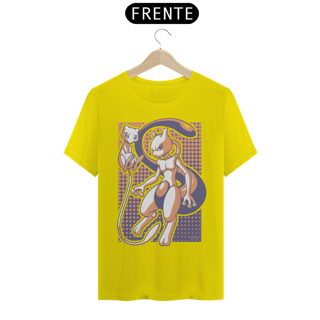 Nome do produto T-shirt Premium Unissex pkémon Mewtwo