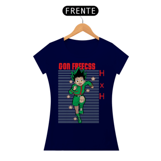Nome do produto T-shirt Feminino HXH Gon Freecss