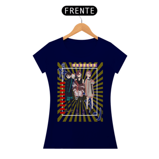 Nome do produto T-shirt Premium Feminino Dandadan Ken-Momo-Aira