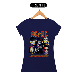 Nome do produto T-shirt Feminino AC/DC Let There Be Rock