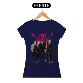 Nome do produto T-shirt Feminino Aerosmith Band