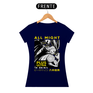 Nome do produto T-shirt Feminino My Hero All Might