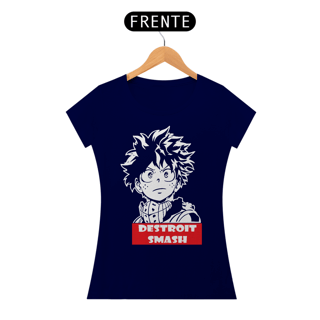 Nome do produto T-shirt Feminino My Hero Destroit Smash
