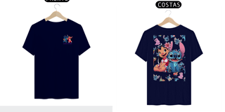 Nome do produto T-shirt Premium Lilo & Stitch
