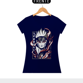 Nome do produto T-shirt Premium Feminino Uzumaki Naruto