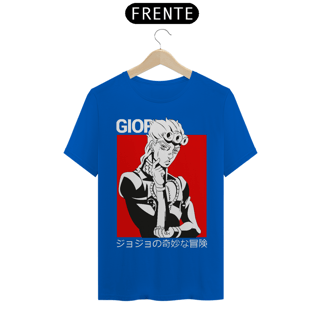 Nome do produto T-shirt Premium JoJo's Bizarre Adventure Giorno Giovanna
