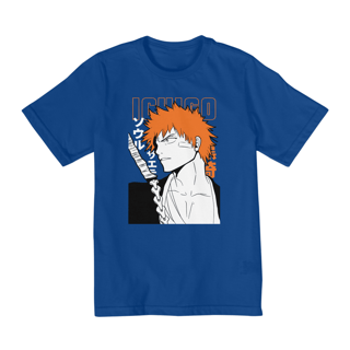 Nome do produto T-shirt Infantil Bleach Ichigo