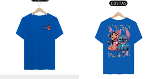 Nome do produto T-shirt Premium Lilo & Stitch