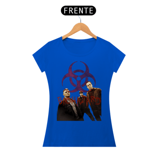 Nome do produto T-shirt Feminino BIOHAZARD band