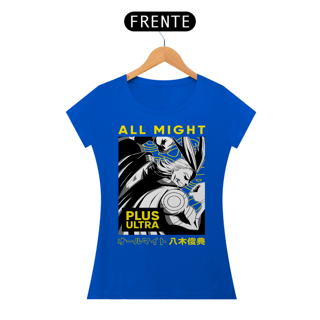Nome do produto T-shirt Feminino My Hero All Might