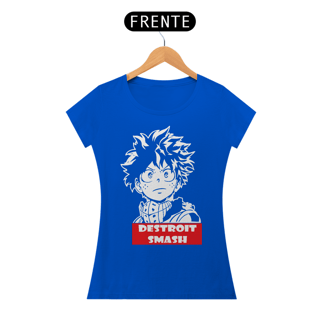 Nome do produto T-shirt Feminino My Hero Destroit Smash