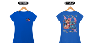 Nome do produto T-shirt Feminina Lilo e Stitch