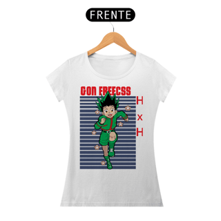 Nome do produto T-shirt Feminino HXH Gon Freecss