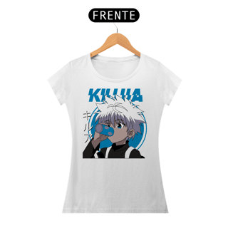Nome do produto T-shirt Feminino HXH Killua Zoldick