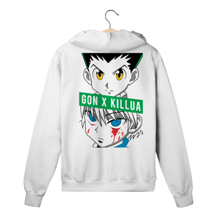 Nome do produto Moletom Zíper HXH Gon x Killua