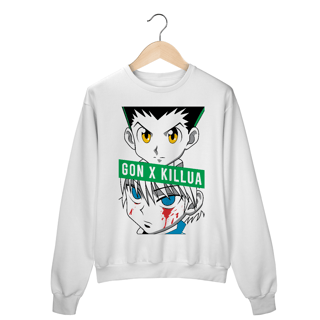 Nome do produto Moletom Fechado HxH Gon x Killua