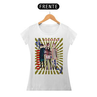Nome do produto T-shirt Premium Feminino Dandadan Ken-Momo-Aira