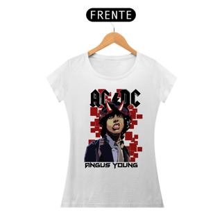 Nome do produto T-shirt Feminino AC/DC Angus Young