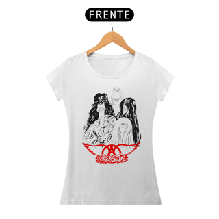 Nome do produto T-shirt Feminino Aerosmith