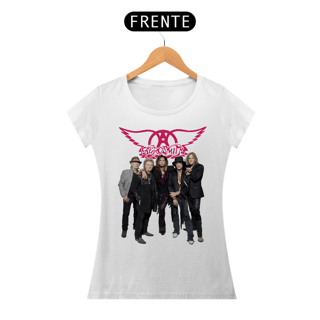Nome do produto T-shirt Feminino Aerosmith Band
