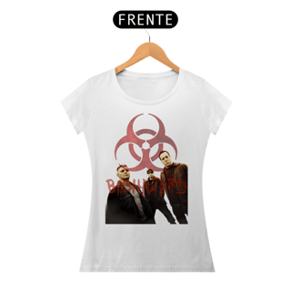 Nome do produto T-shirt Feminino BIOHAZARD band