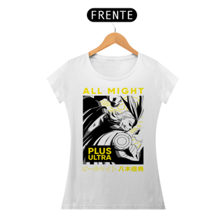 Nome do produto T-shirt Feminino My Hero All Might