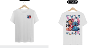 Nome do produto T-shirt Premium Lilo & Stitch
