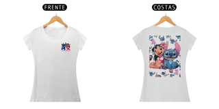 Nome do produto T-shirt Feminina Lilo e Stitch