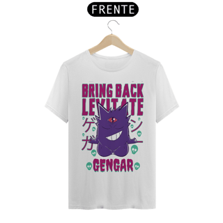 Nome do produto T-shirt Premium Unissex Pokémon Gengar Levitate