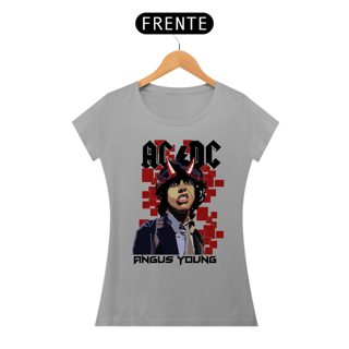 Nome do produto T-shirt Feminino AC/DC Angus Young