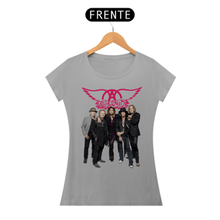 Nome do produto T-shirt Feminino Aerosmith Band
