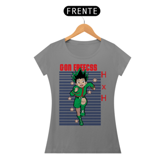 Nome do produto T-shirt Feminino HXH Gon Freecss